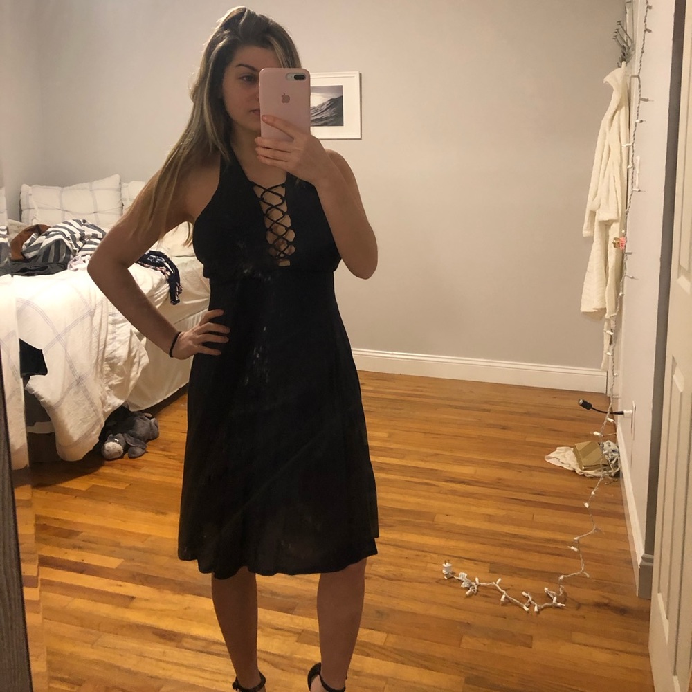 Navy blue dress